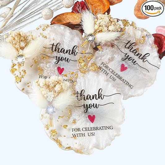 100 Pcs Wedding Favors for Guests, Resin Magnets, Baby Shower, Bridal Shower, Souvenirs for Guests Adult Birthday Favors, Return Gifts